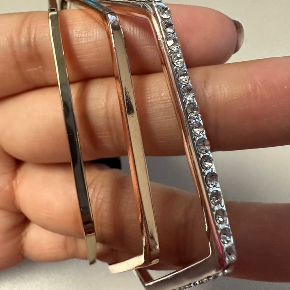 Glitz brand hexagon bangle set - Picture 2 of 2